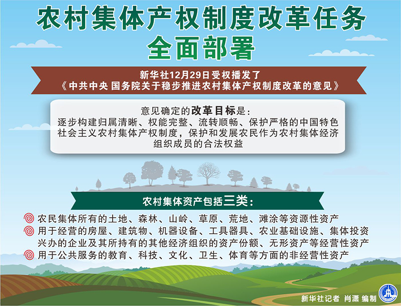 图表：农村集体产权制度改革任务全面部署