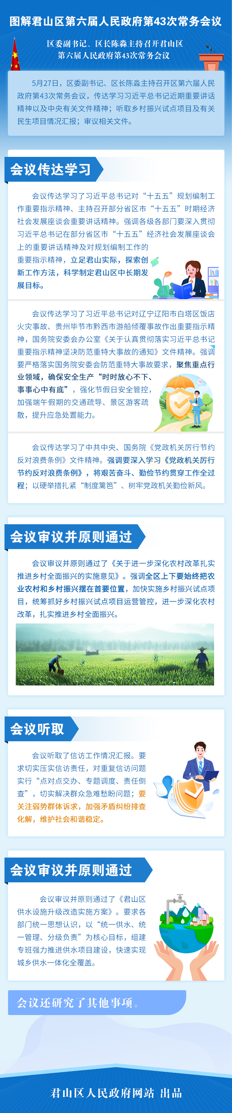 图解 | 陈淼主持召开区第六届人民政府第43次常务会议